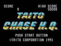 une photo d'Ã©cran de Taito Chase HQ sur Sega Master System